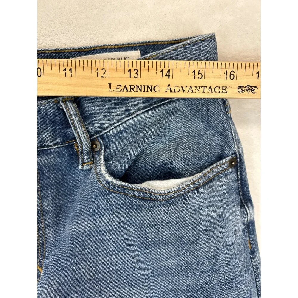 Banana Republic Jeans Mens 30x32 Denim Straight Fit Vintage‎ Blue Wash